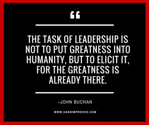 U & Improved Leadership Quote